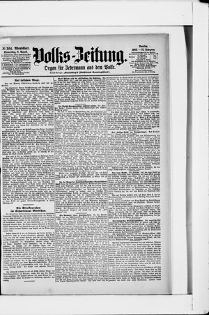 Volks-Zeitung on Aug 6, 1903