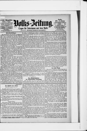 Volks-Zeitung vom 07.08.1903
