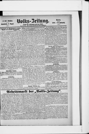 Volks-Zeitung vom 08.08.1903