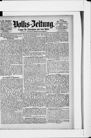 Volks-Zeitung vom 08.08.1903