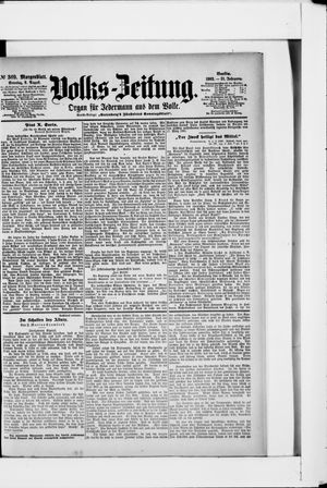 Volks-Zeitung vom 09.08.1903