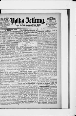 Volks-Zeitung vom 10.08.1903