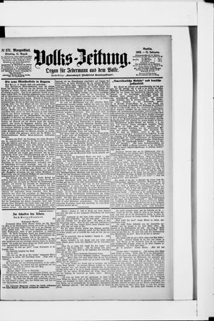 Volks-Zeitung vom 11.08.1903