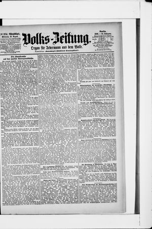 Volks-Zeitung vom 12.08.1903