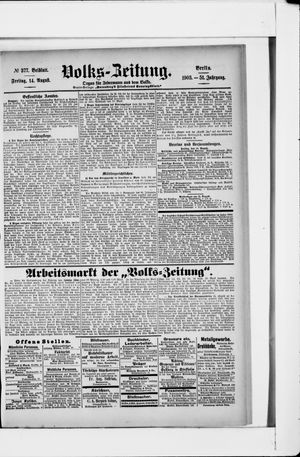 Volks-Zeitung vom 14.08.1903