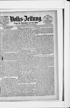 Volks-Zeitung vom 14.08.1903