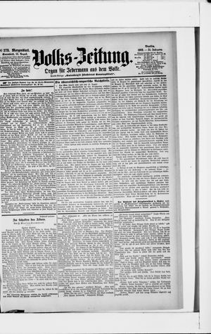 Volks-Zeitung vom 15.08.1903