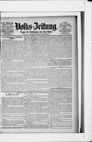 Volks-Zeitung vom 26.08.1903