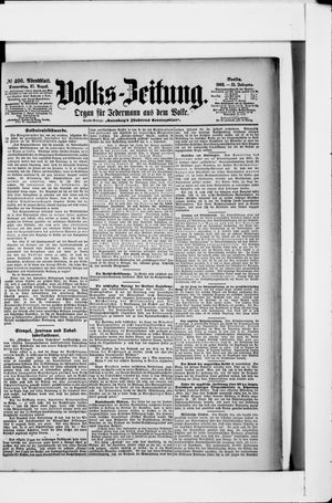 Volks-Zeitung vom 27.08.1903