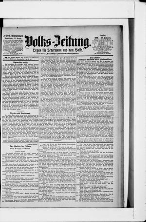 Volks-Zeitung vom 29.08.1903