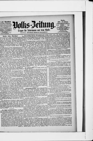 Volks-Zeitung vom 03.09.1903
