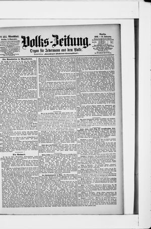 Volks-Zeitung on Sep 4, 1903