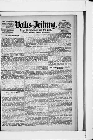 Volks-Zeitung vom 09.09.1903