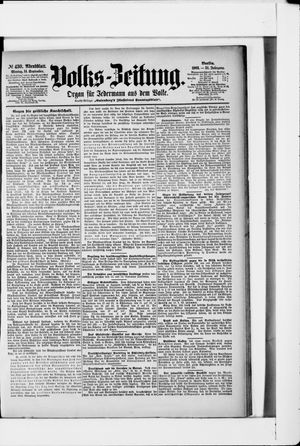 Volks-Zeitung on Sep 14, 1903