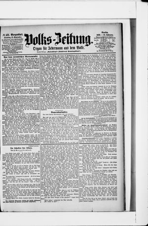 Volks-Zeitung vom 15.09.1903