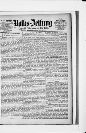 Volks-Zeitung vom 15.09.1903