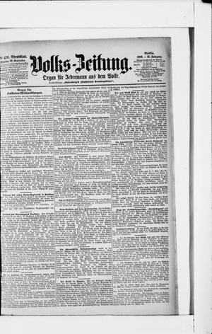 Volks-Zeitung vom 29.09.1903