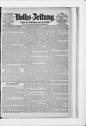 Volks-Zeitung vom 04.10.1903