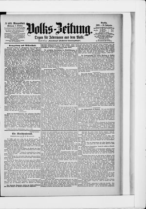 Volks-Zeitung on Oct 7, 1903