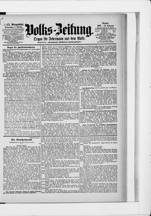 Volks-Zeitung vom 08.10.1903