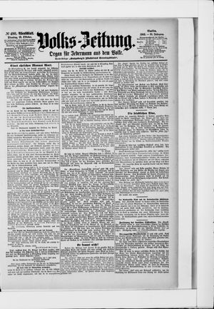 Volks-Zeitung vom 13.10.1903