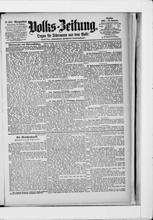 Volks-Zeitung vom 15.10.1903