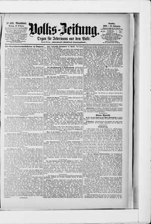 Volks-Zeitung vom 16.10.1903