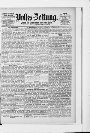 Volks-Zeitung vom 26.10.1903