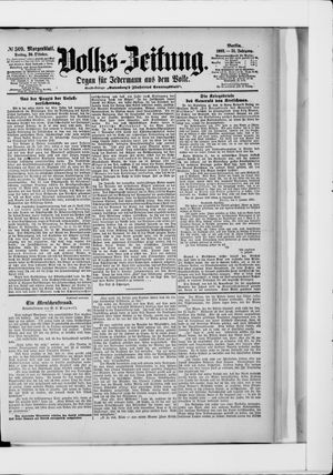 Volks-Zeitung vom 30.10.1903