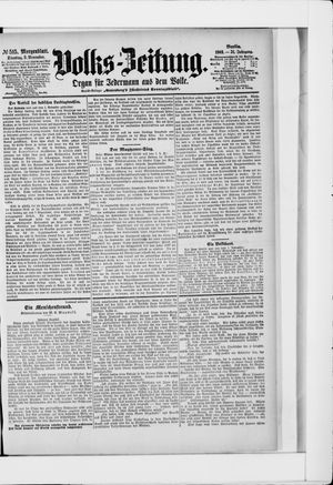 Volks-Zeitung vom 03.11.1903