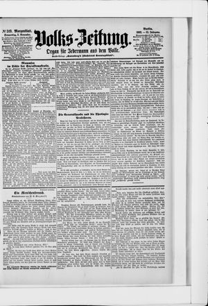 Volks-Zeitung vom 05.11.1903