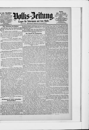 Volks-Zeitung vom 09.11.1903