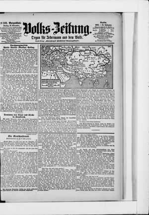 Volks-Zeitung vom 13.11.1903