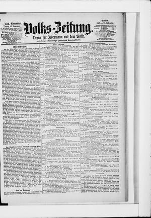 Volks-Zeitung vom 13.11.1903