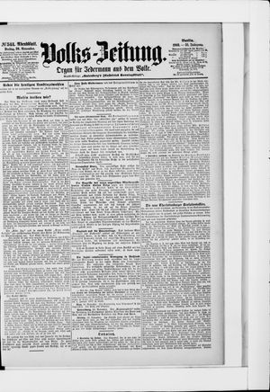 Volks-Zeitung vom 20.11.1903