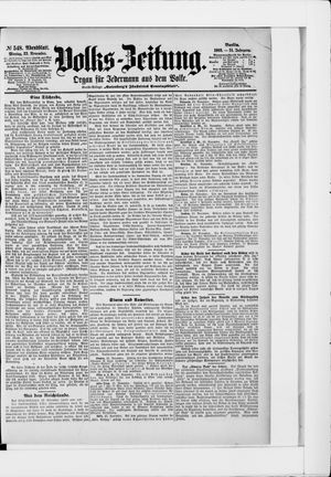 Volks-Zeitung vom 23.11.1903