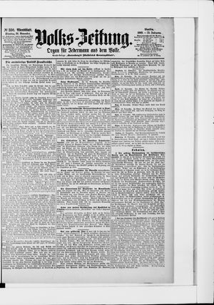 Volks-Zeitung vom 24.11.1903