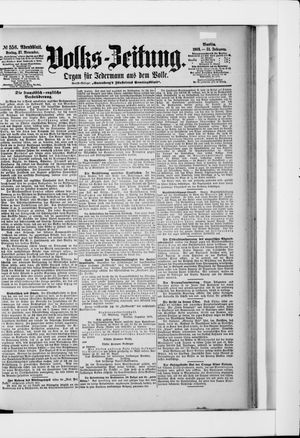 Volks-Zeitung vom 27.11.1903