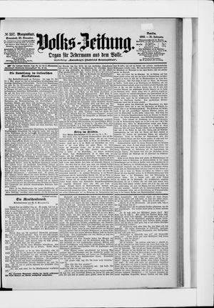 Volks-Zeitung vom 28.11.1903
