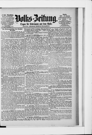 Volks-Zeitung vom 30.11.1903