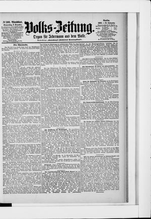 Volks-Zeitung on Dec 3, 1903