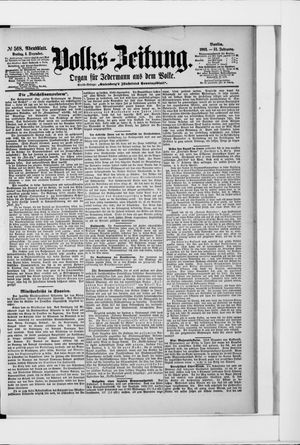 Volks-Zeitung vom 04.12.1903