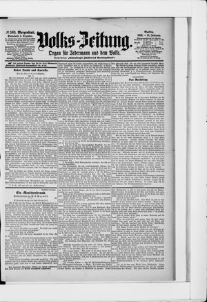 Volks-Zeitung vom 05.12.1903