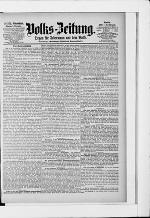 Volks-Zeitung vom 07.12.1903