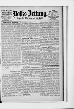 Volks-Zeitung vom 10.12.1903