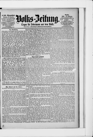 Volks-Zeitung vom 13.12.1903