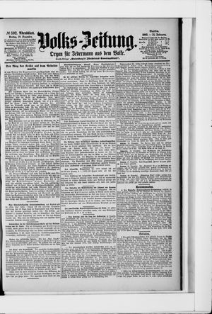 Volks-Zeitung vom 18.12.1903
