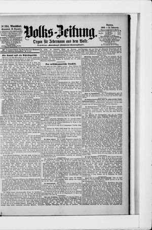 Volks-Zeitung vom 19.12.1903