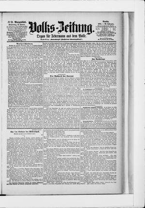 Volks-Zeitung vom 14.01.1904