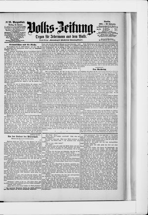 Volks-Zeitung vom 15.01.1904